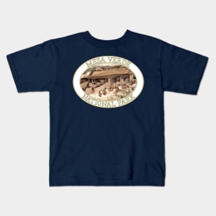 Cliff Palace at Mesa Verde National Park in Colorado Kids T-Shirt